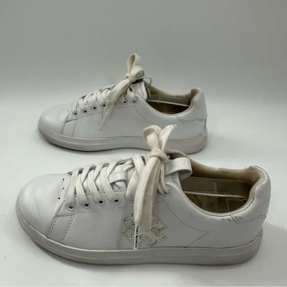 Tory Burch Howell White Court Sneakers - Picture 4 of 9